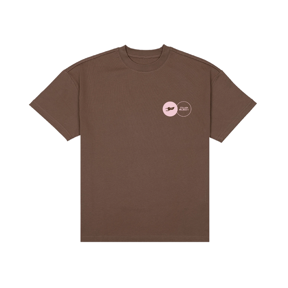 1OFF x Island Market Tee - Brown