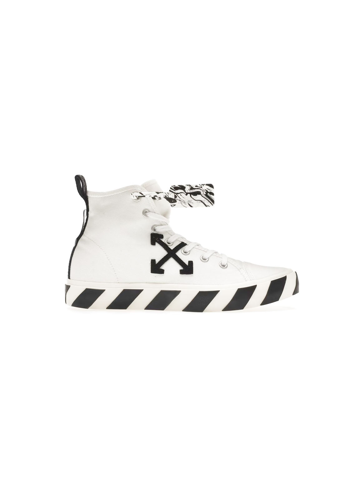 OFF-WHITE Vulcanised Mid Top White Black