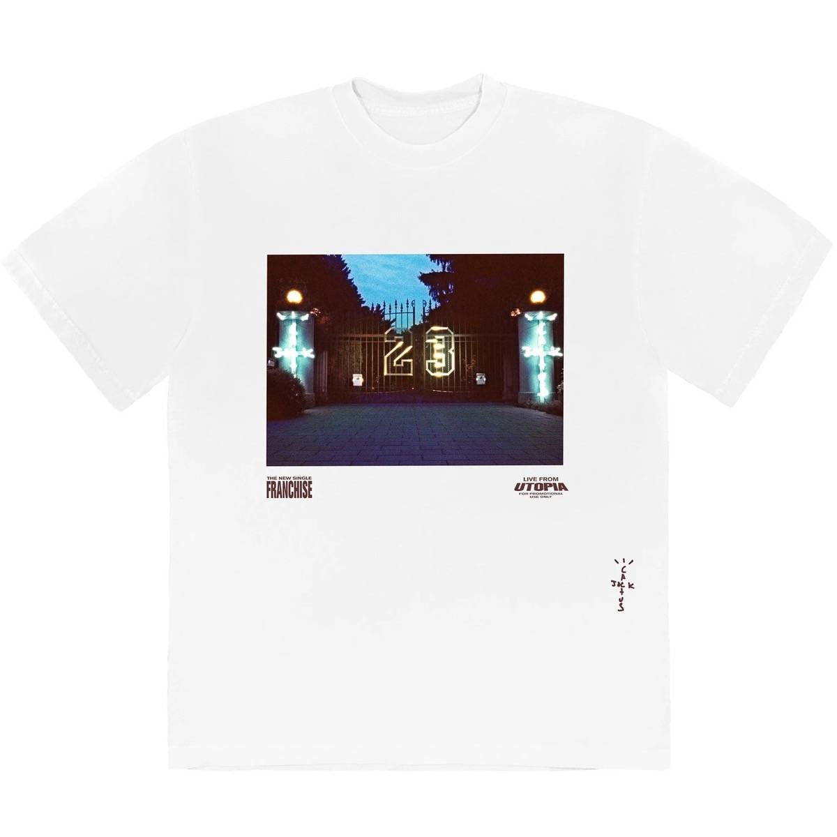 Travis Scott Cactus Jack Gates Tee White