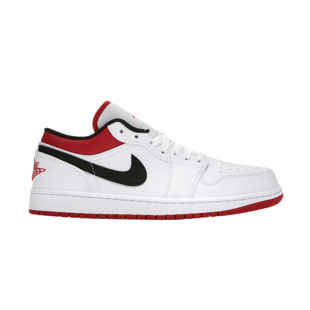 Jordan 1 Low White University Red Black