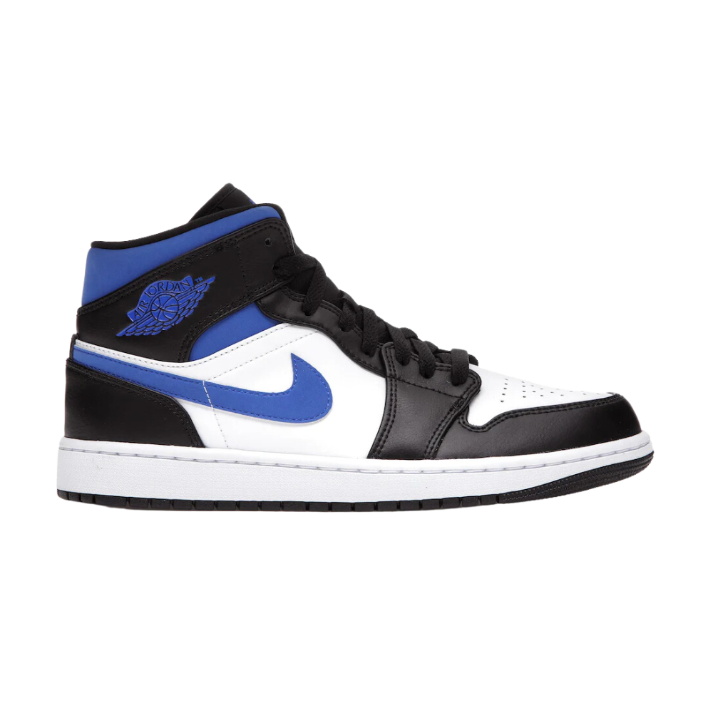 Jordan 1 Mid Black Racer Blue White