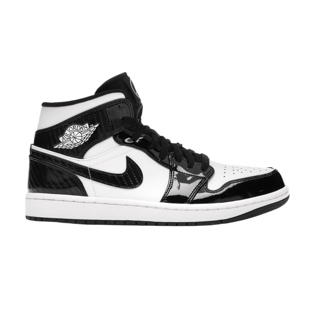 Jordan 1 Mid Black White ASW