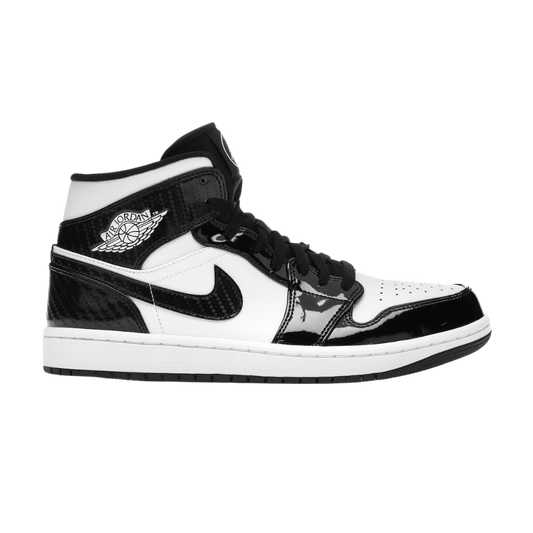 Jordan 1 Mid Black White ASW