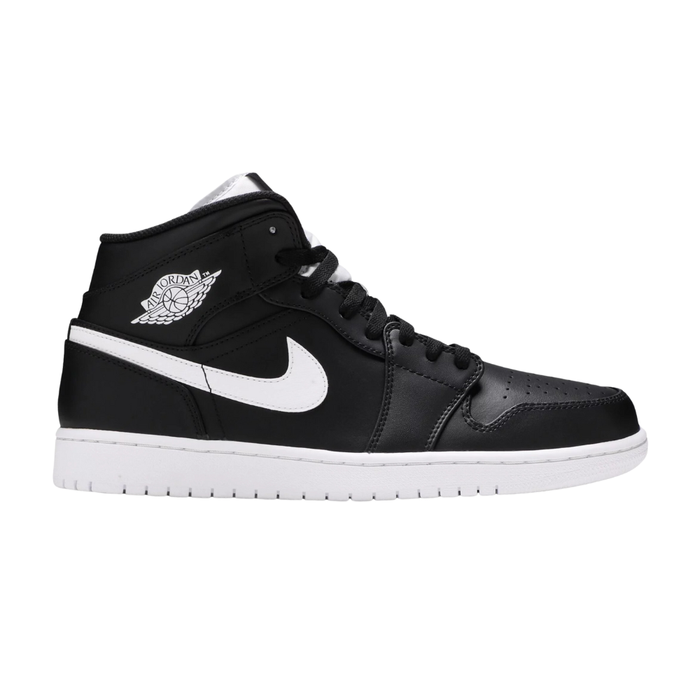 Jordan 1 Mid Black / White (2020) (W)