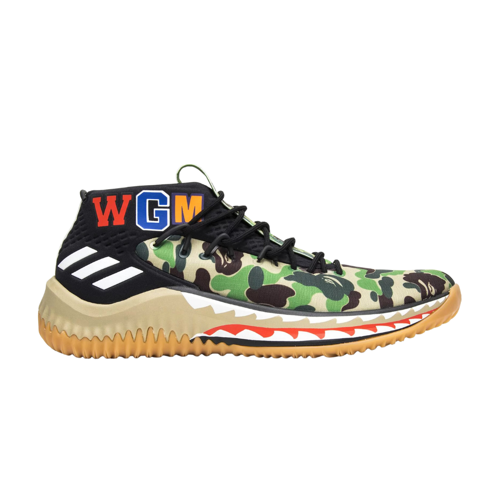 adidas Dame 4 A Bathing Ape Camo