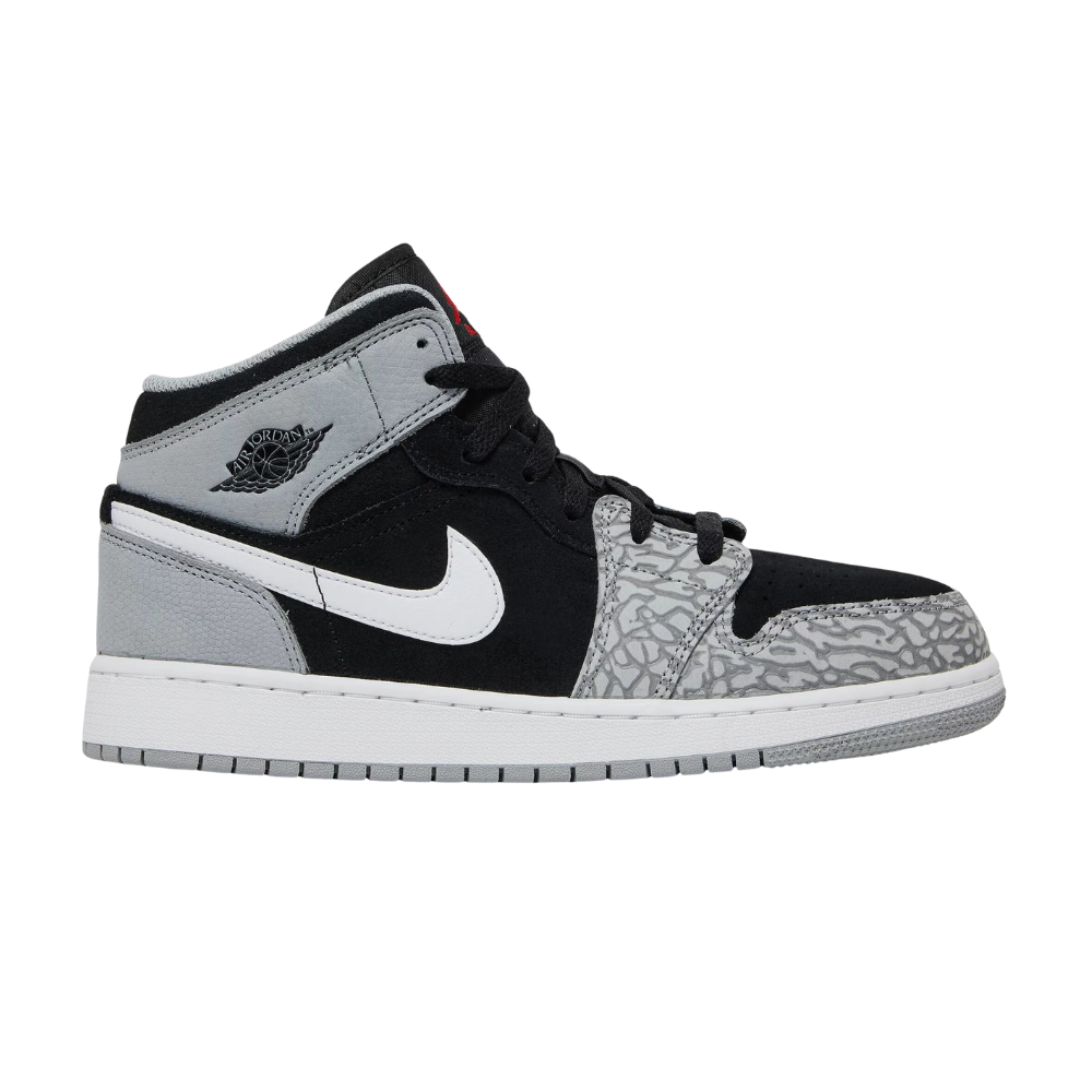 Jordan 1 Mid Elephant Print (GS)