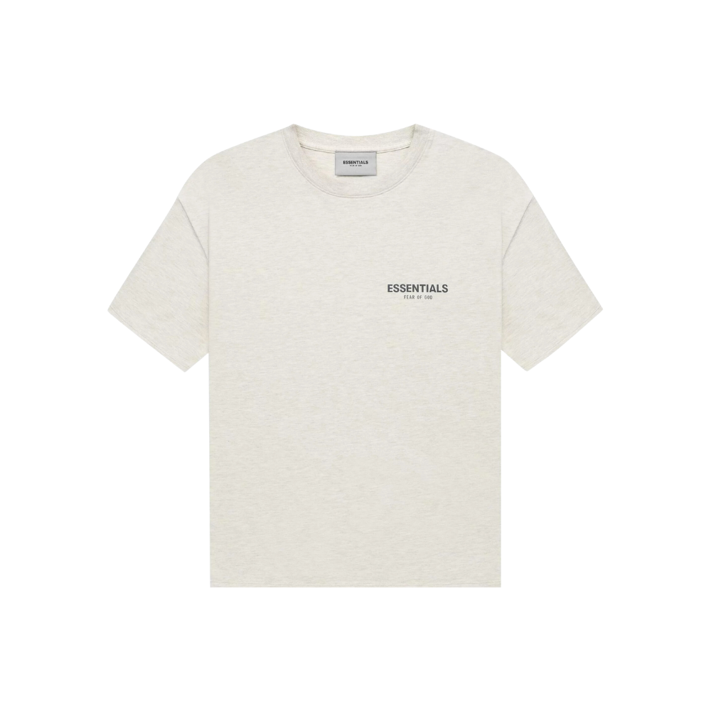 Fear of God Essentials (FW21) Core Collection T-shirt Light Heather Oatmeal