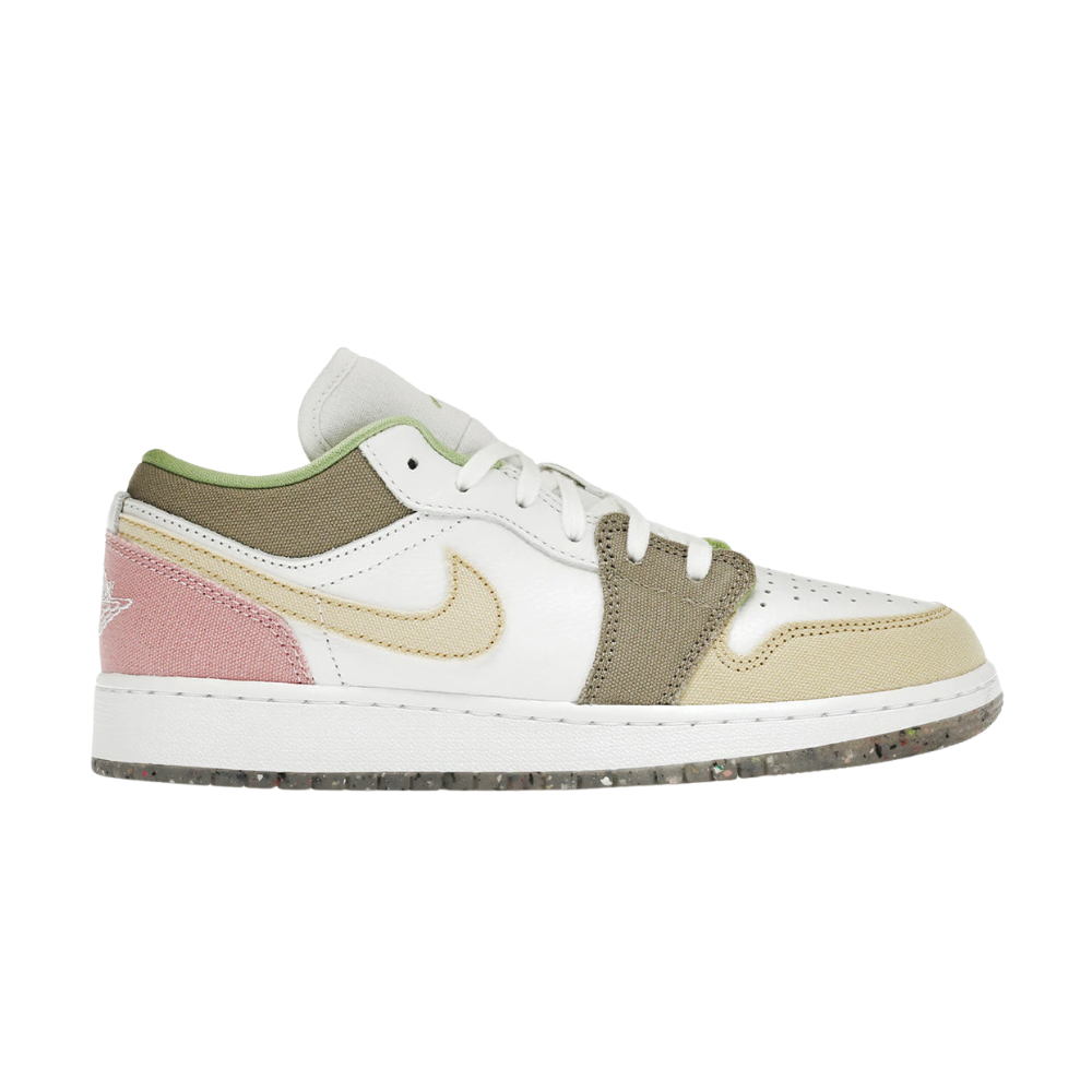 Jordan 1 Low Pastel Grind Vivid Green (GS)