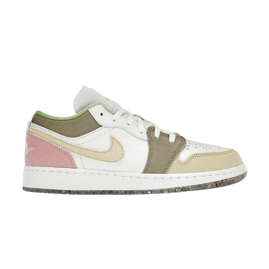 Jordan 1 Low Pastel Grind Vivid Green (GS)