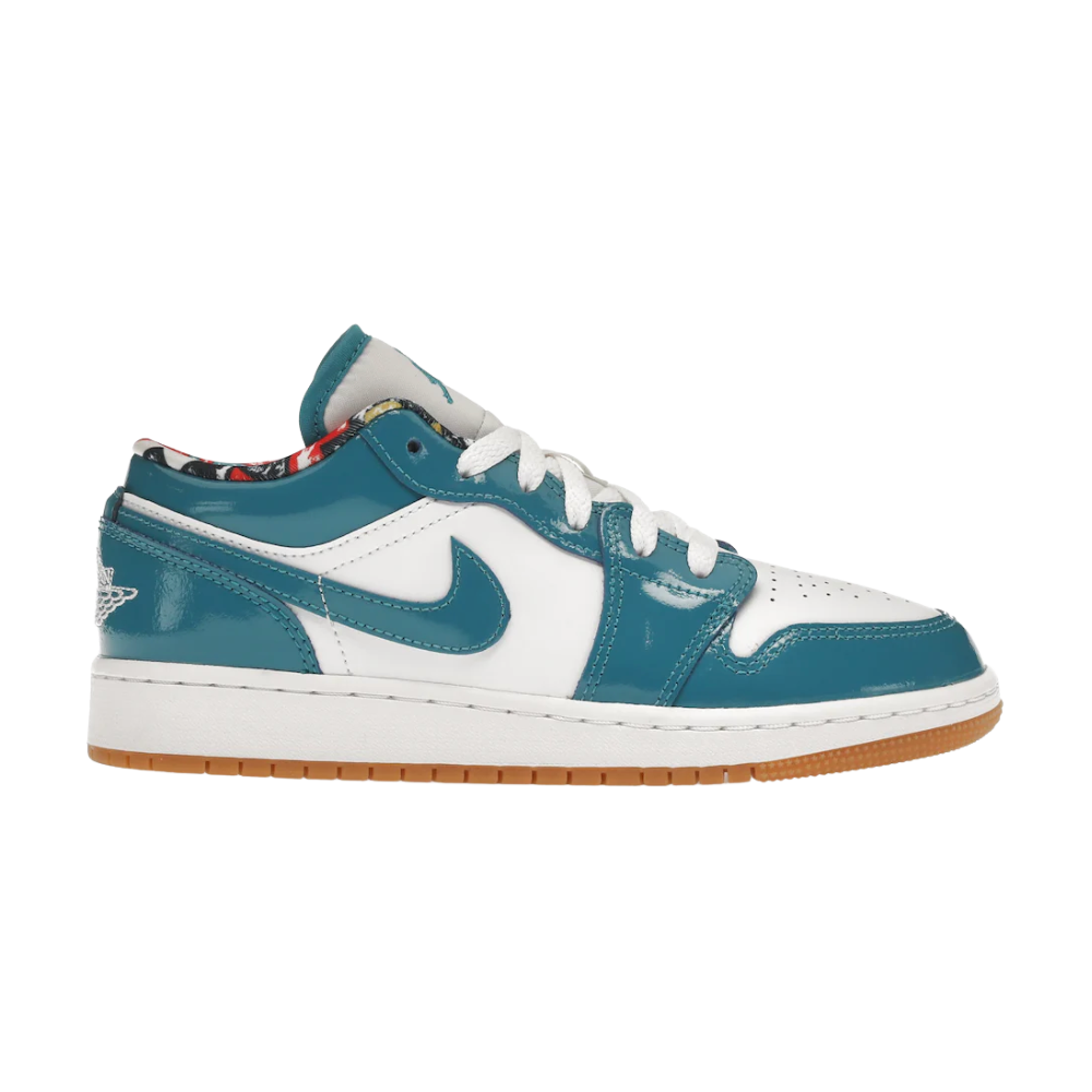 Jordan 1 Low SE Barcelona Cyber Teal (GS)