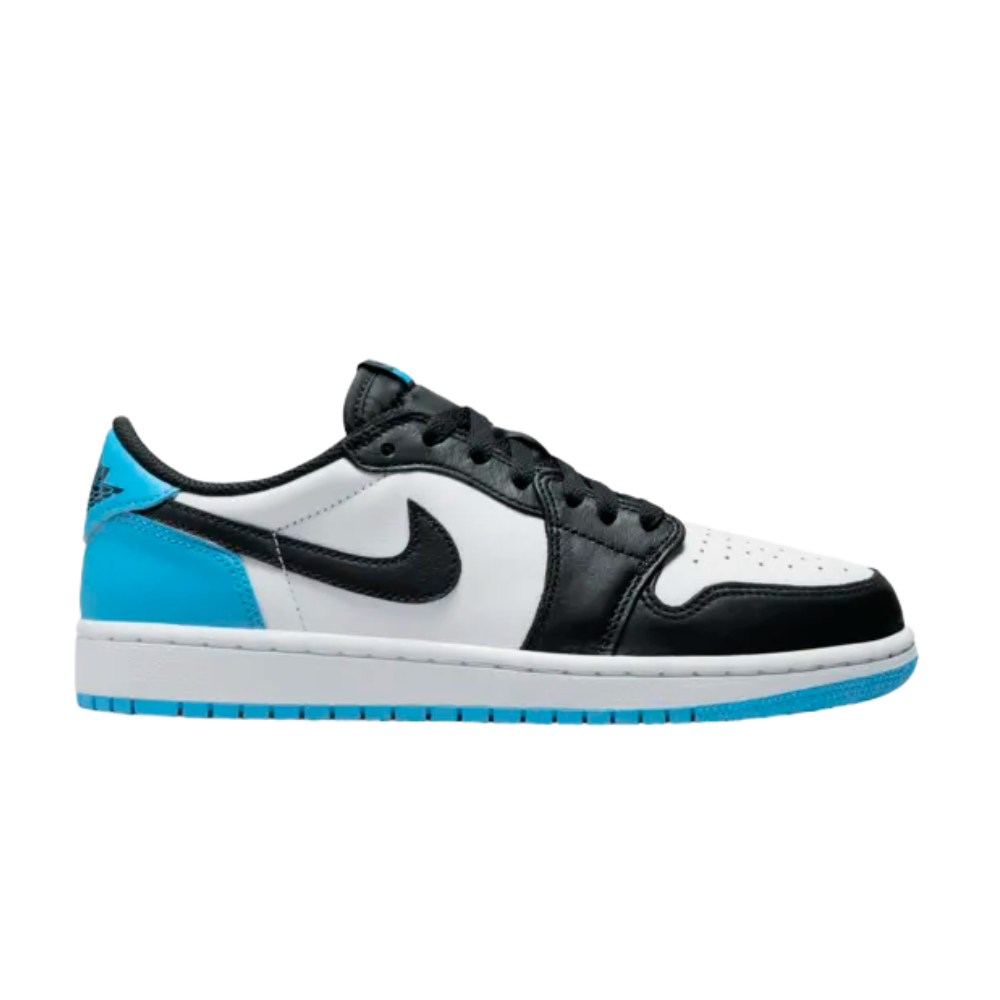 Jordan 1 Low Black Dark Powder Blue (W)