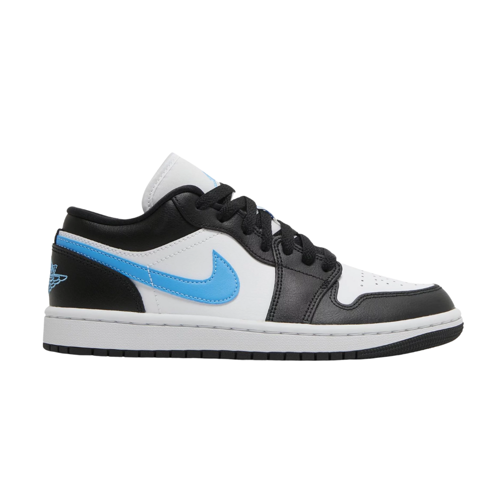 Jordan 1 Low Black University Blue White (W)