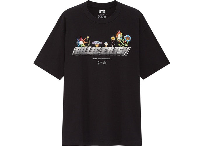 Uniqlo x Billie Eilish Flowers T-Shirt (US Mens Sizing) Black